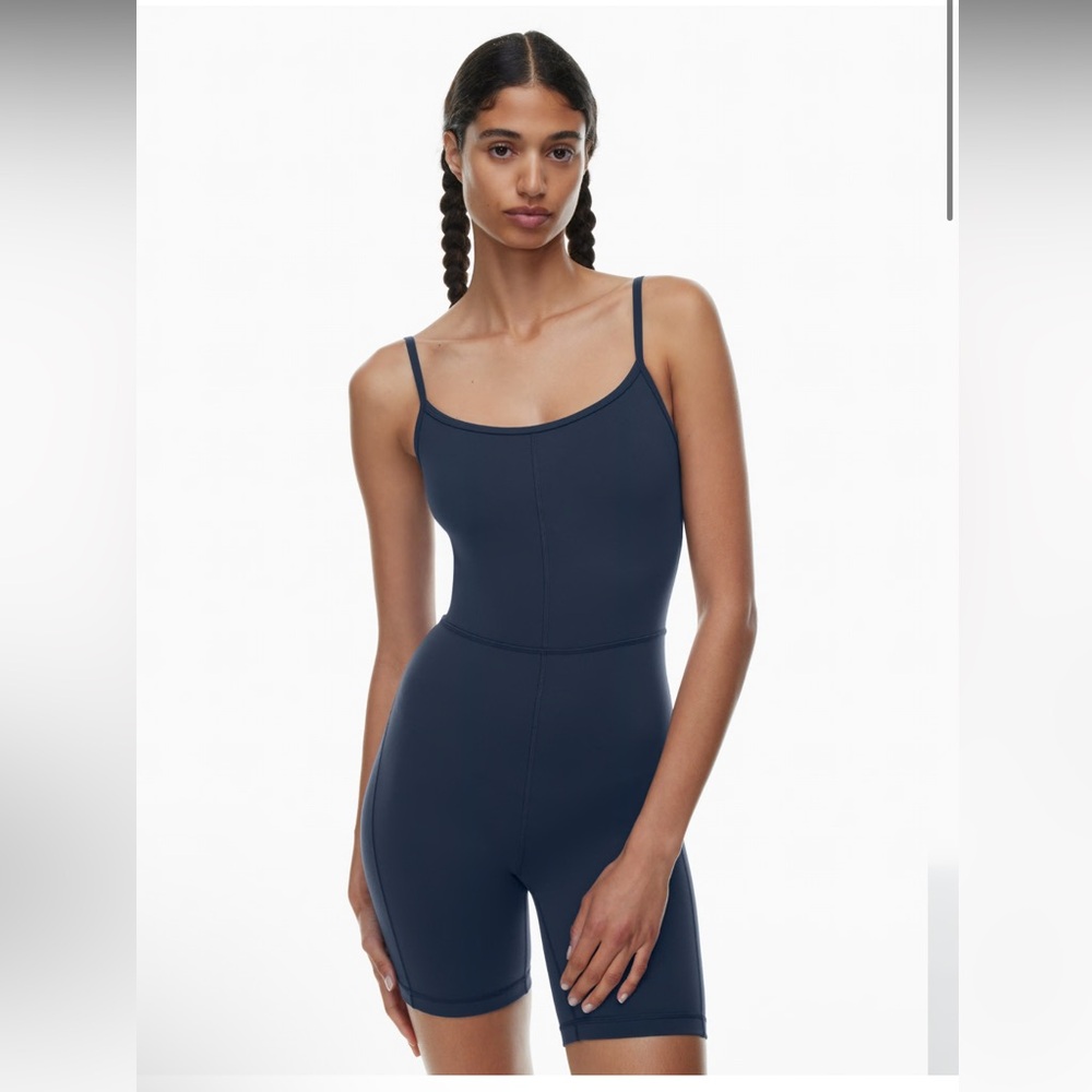Wilfred Free by ARITZIA Divinity 7" Romper Jumpsuit BLACK Size Large